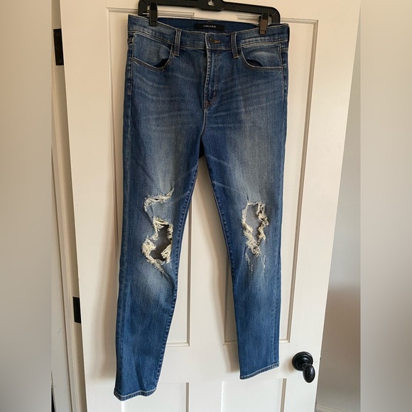 J Brand sz30 distressed skinny jeans - Picture 1 of 7